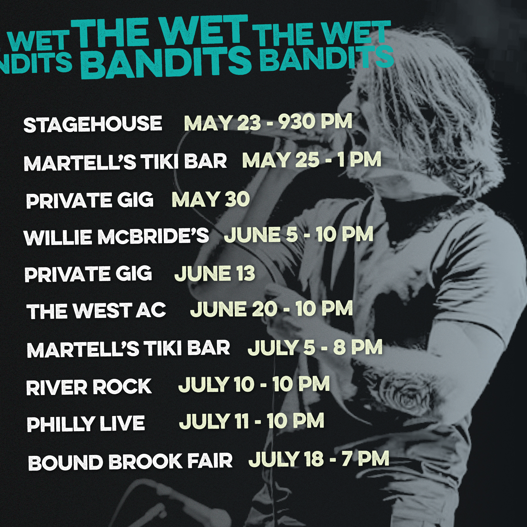 The Wet Bandits Show List Image